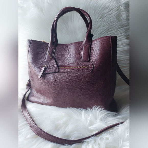 Beautiful auburn handbag by L.Credi - Picture 8 of 11